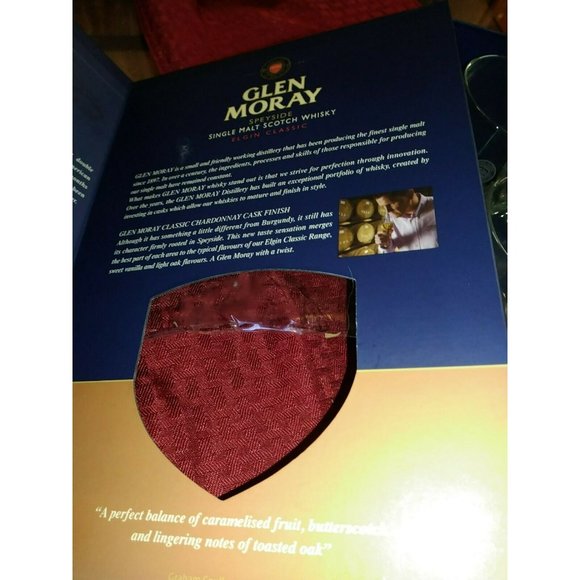 8 Scotch Glass Glen Moray Scotland Glass Scotch Elgin Classic New in Box etched - Picture 5 of 8